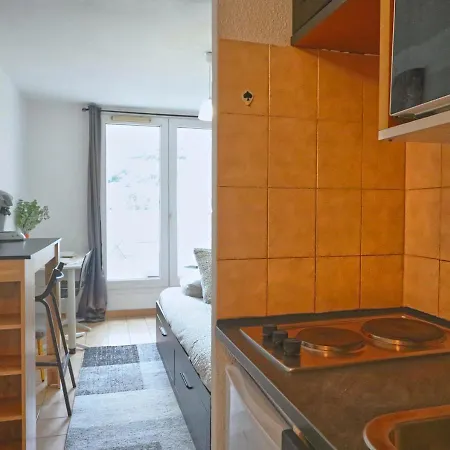 דירה Studio Arago, Terrasse Et Parking Prive, Proche Gare גרנובל